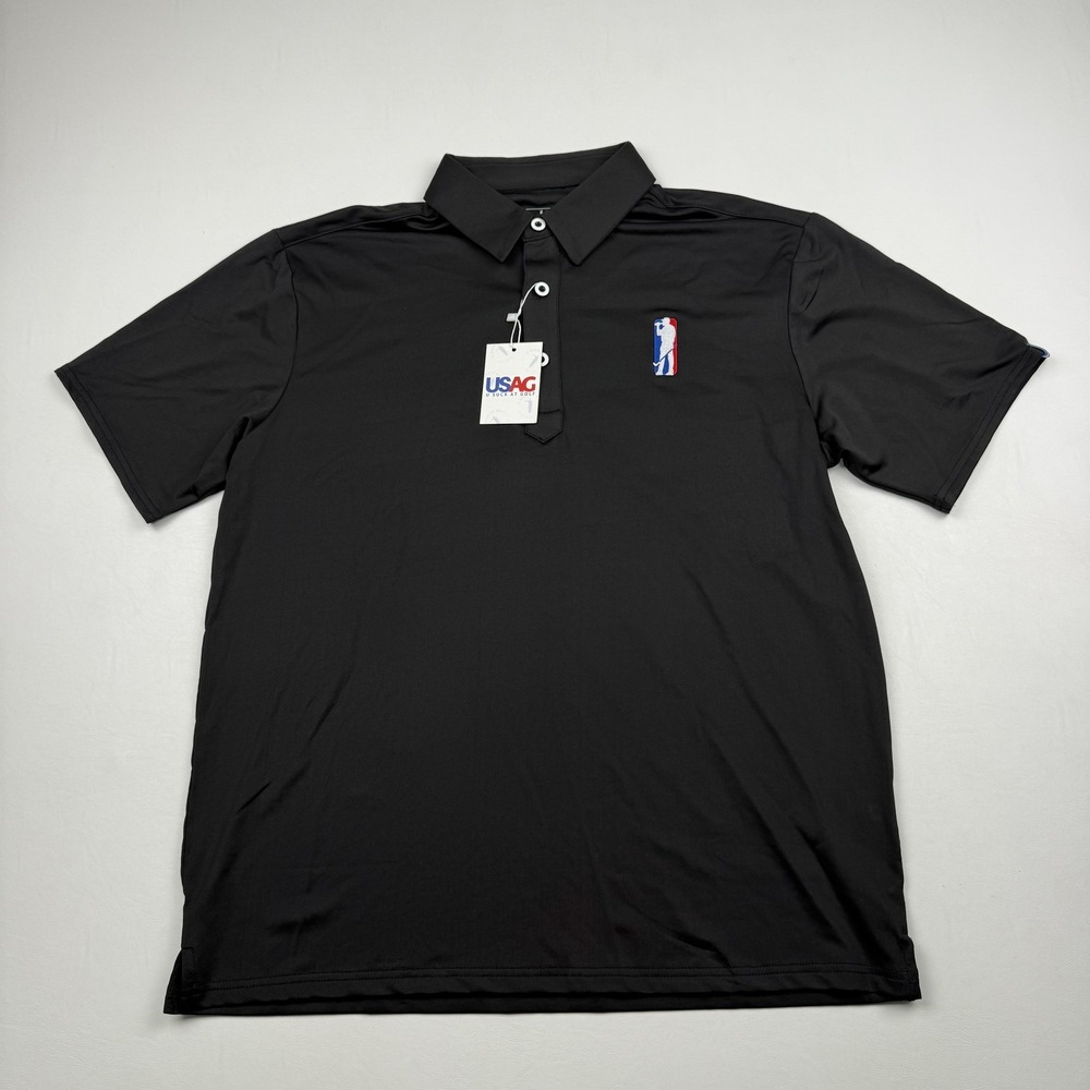 USAG U Suck At Golf Shirt Mens Medium Golf Polo Performance Moisture Wicking